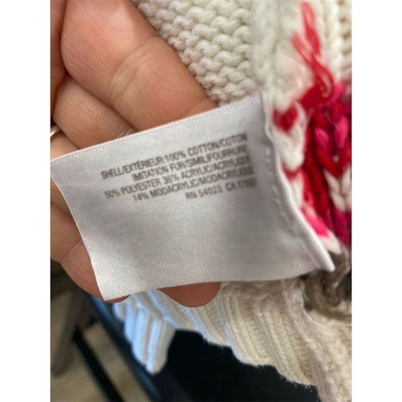 Old Navy Kids Fair Isle Hooded Cardigan Jacket Size 5 Multicolor - Picture 3 of 4